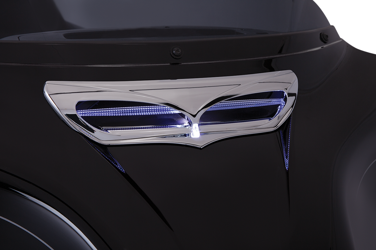 Embellecedor de carenado CIRO - Cromado - con LED 40010