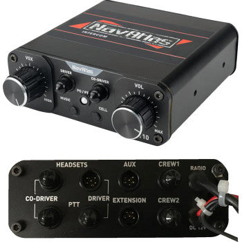 Kit de intercomunicador/radio y auriculares NAVATLAS - 4 asientos - Beige NIRBHBE4