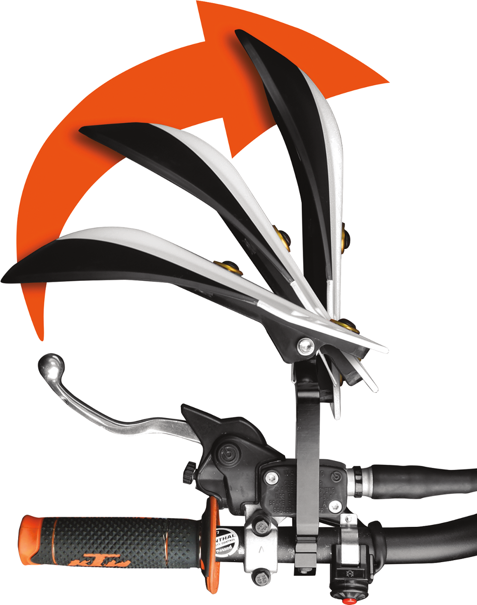 Guardamanos MOOSE RACING - Rebote - Blanco 0635-1450