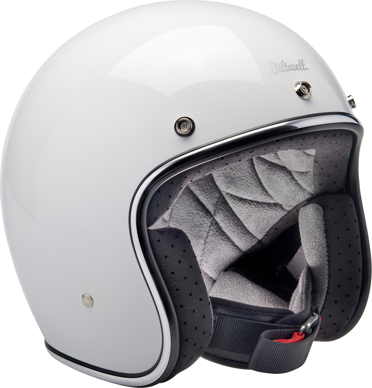 Casco BILTWELL Bonanza - Blanco brillante - XS 1001-164-201