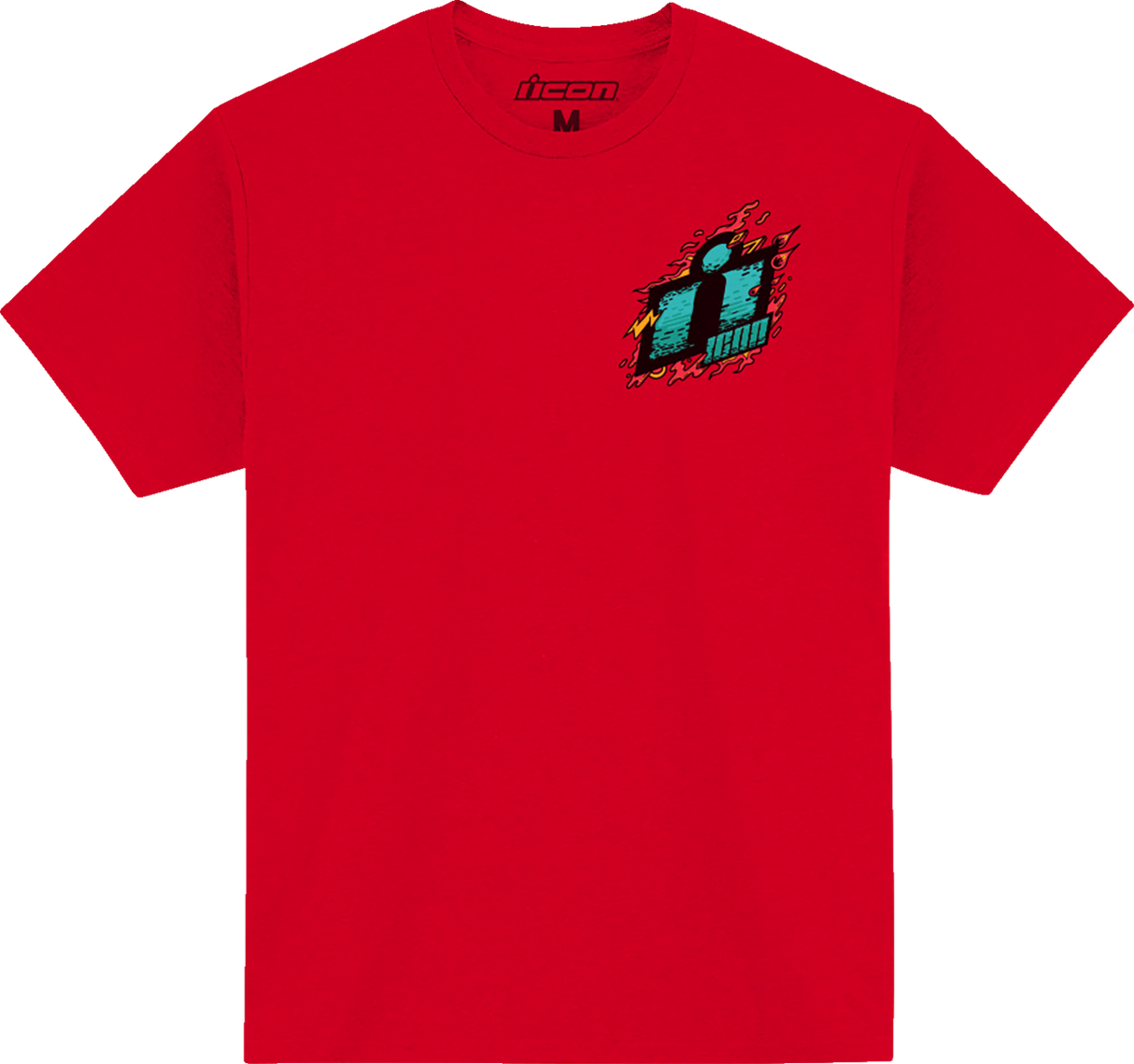 Camiseta ICON Munchies™ - Rojo jaspeado - XL 3030-24088