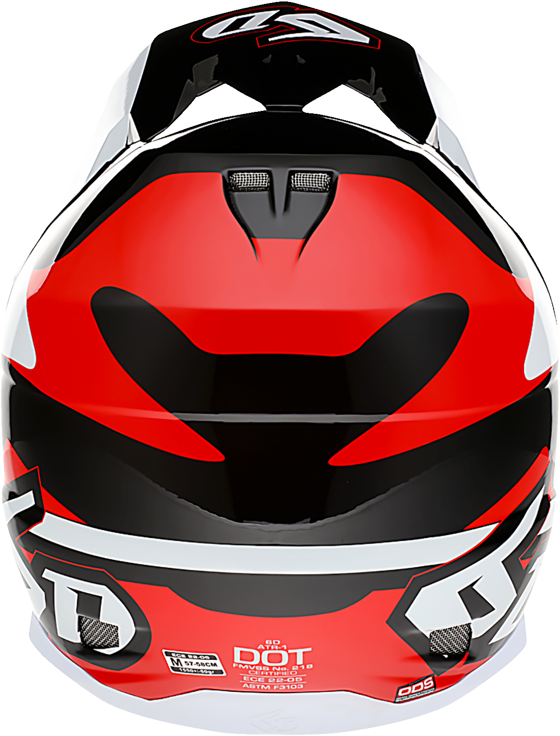 Casco de motocicleta 6D ATR-1 - Apex - Rojo - 2XL 10-4539