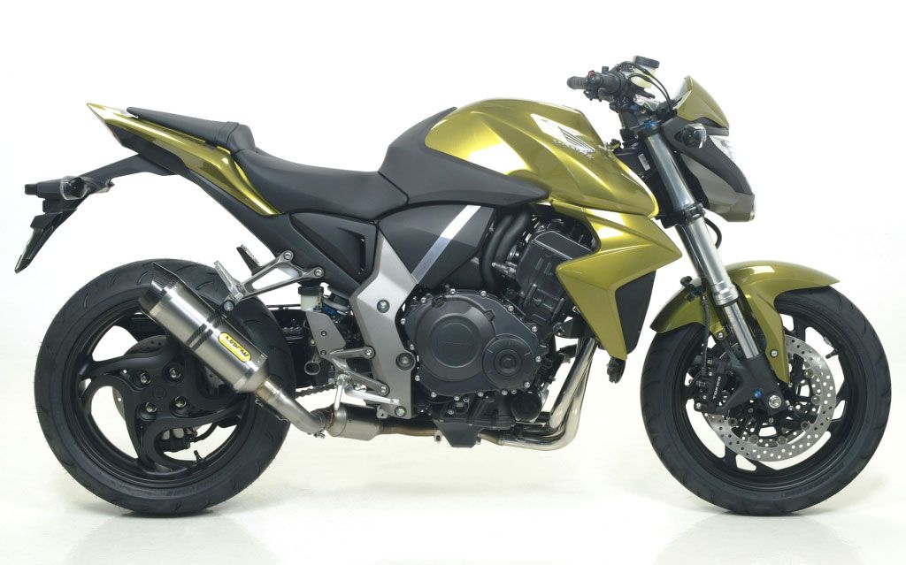 Arrow Homologated Aluminium Race-Tech Silencer + Mid Pipe With Carbon End Cap Honda CB1000R 2008-2016 71732ak