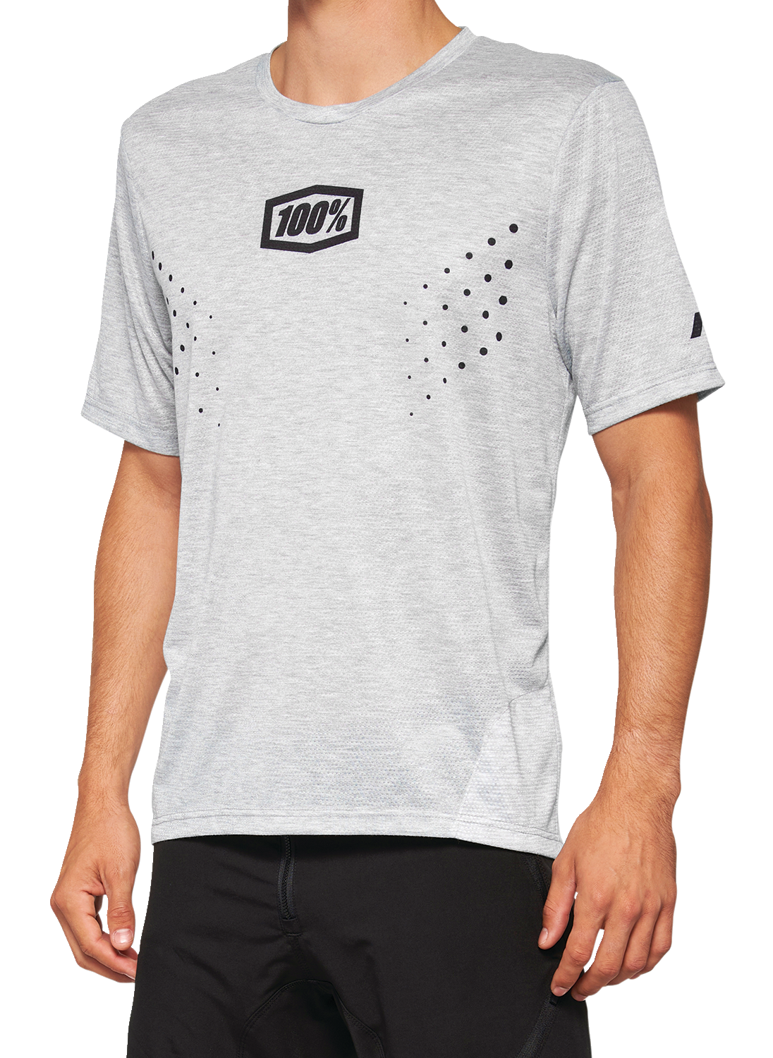 Maillot de malla 100% Airmatic - Manga corta - Gris - XL 40016-00008