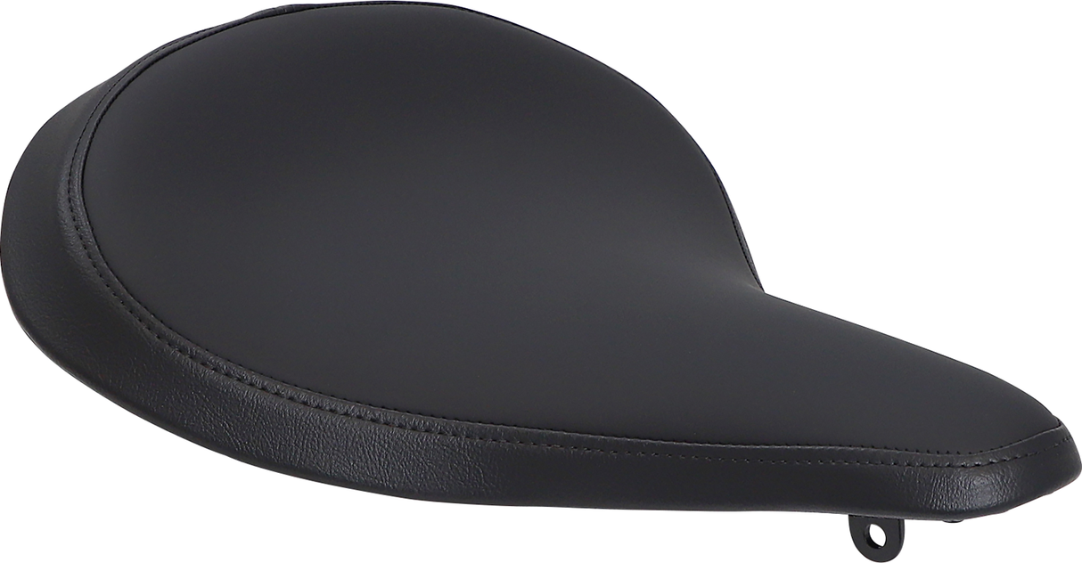 Asiento DRAG SPECIALTIES - Spring Solo - Grande - Cuero negro reflectante solar - Liso 0806-0052
