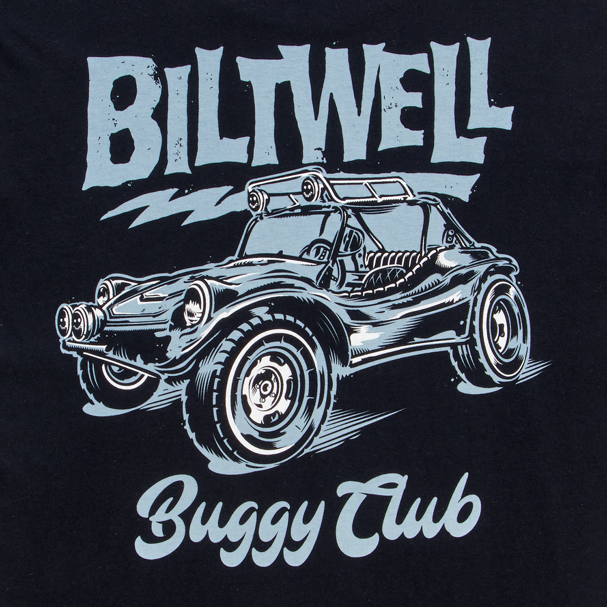 Camiseta BILTWELL Buggy - Negra - Talla pequeña 8101-071-002