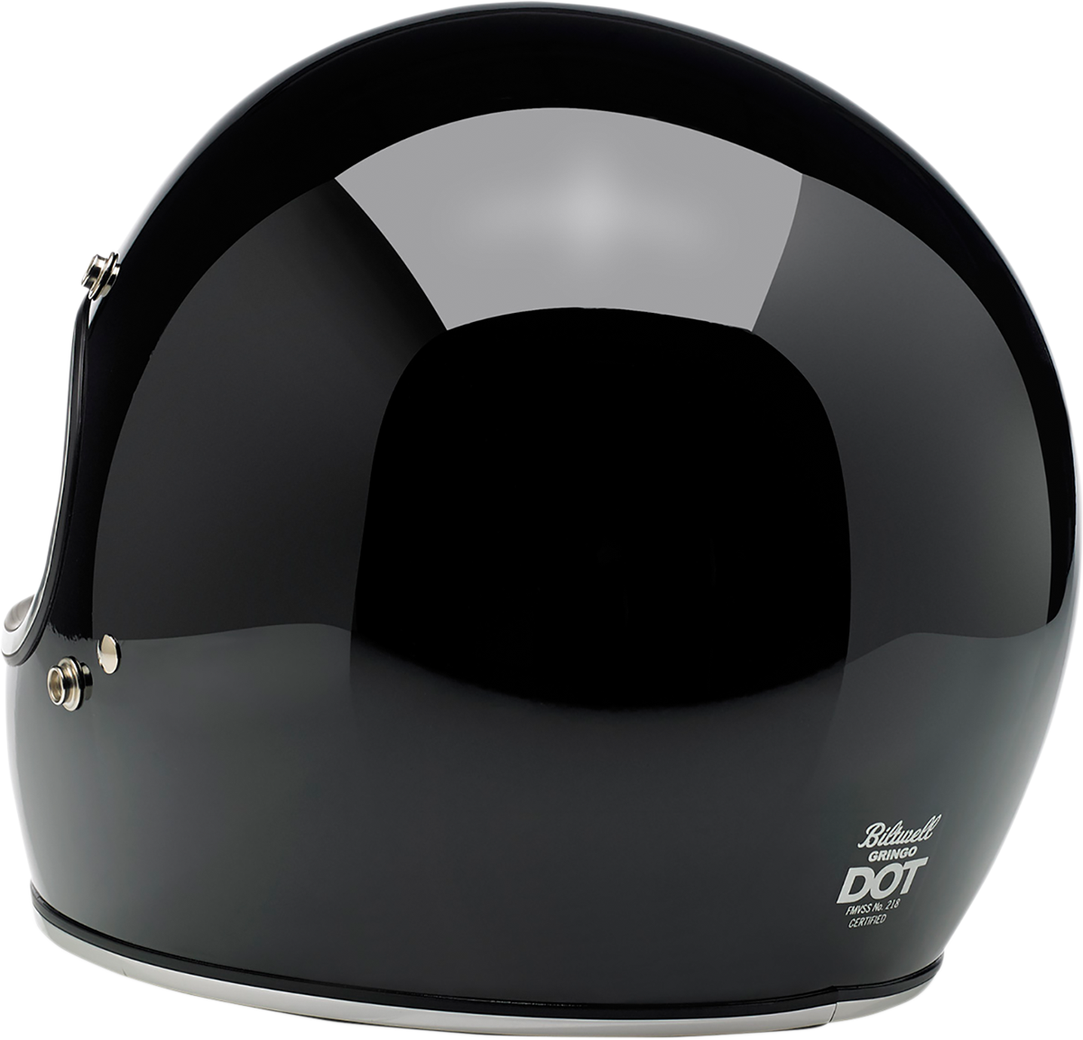 Casco BILTWELL Gringo - Negro brillante - Mediano 1002-101-103