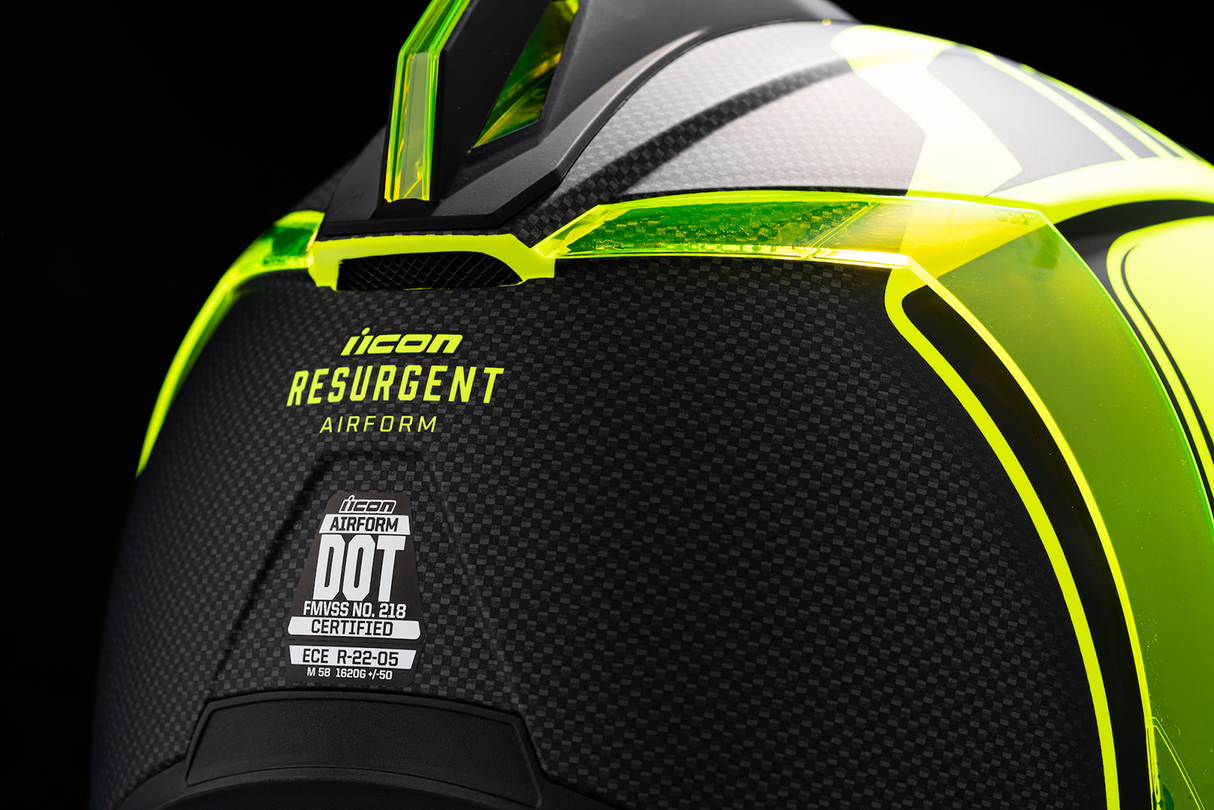 Casco ICON Airform™ - Resurgent - Alta visibilidad - XS 0101-14755