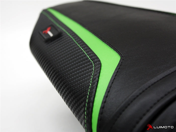 Funda de asiento trasero Luimoto Sport Edition para Kawasaki ZX6R 2013-2018, verde lima y negro