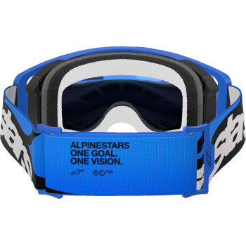 ALPINESTARS Goggles Supertech Goggles - Stream - Blue - Blue Mirror 5100625-7271