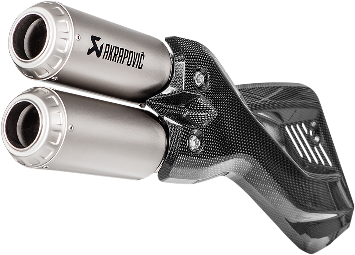 Silenciadores de titanio AKRAPOVIC Multistrada 950 / 1200 2017-2020 S-D9SO10-HIFFT 1811-3425