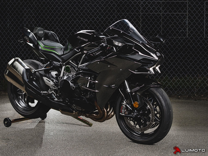 Funda de asiento delantero Luimoto, edición Hypersport para Kawasaki Ninja H2 2015-2023