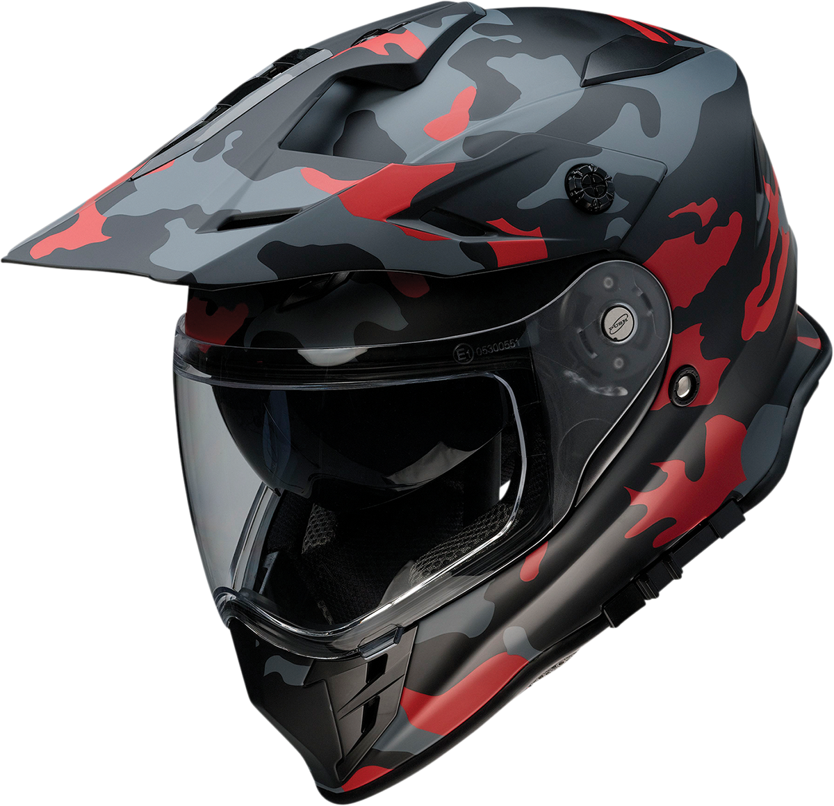 Casco de moto Z1R Range - Camuflaje - Rojo - 2XL 0140-0098