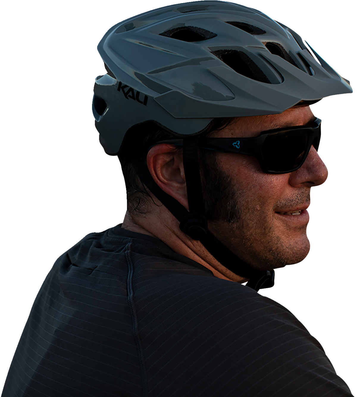 Casco de bicicleta KALI Chakra Solo - Gris brillante - L/XL 0221222127