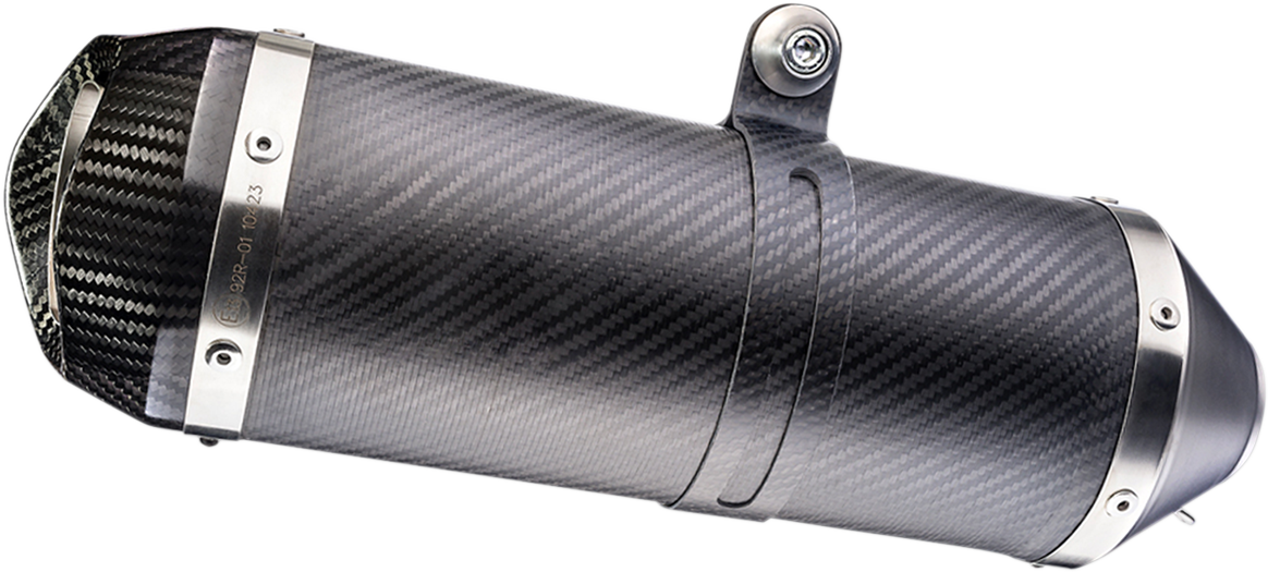 Silenciador universal LEOVINCE LV One Evo de fibra de carbono de 54 x 270 mm 9773