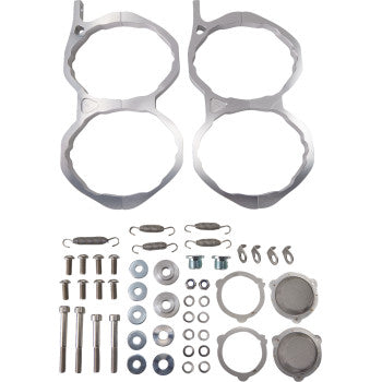 TRINITY RACING Stainless Steel Exhaust System RZR Pro/ Turbo 2020-2023 TR-4174D-SS