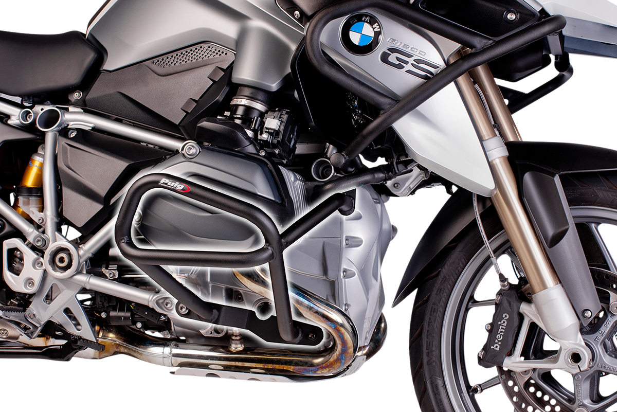 Protectores de motor PUIG HI-TECH PARTS - Negro 7543N