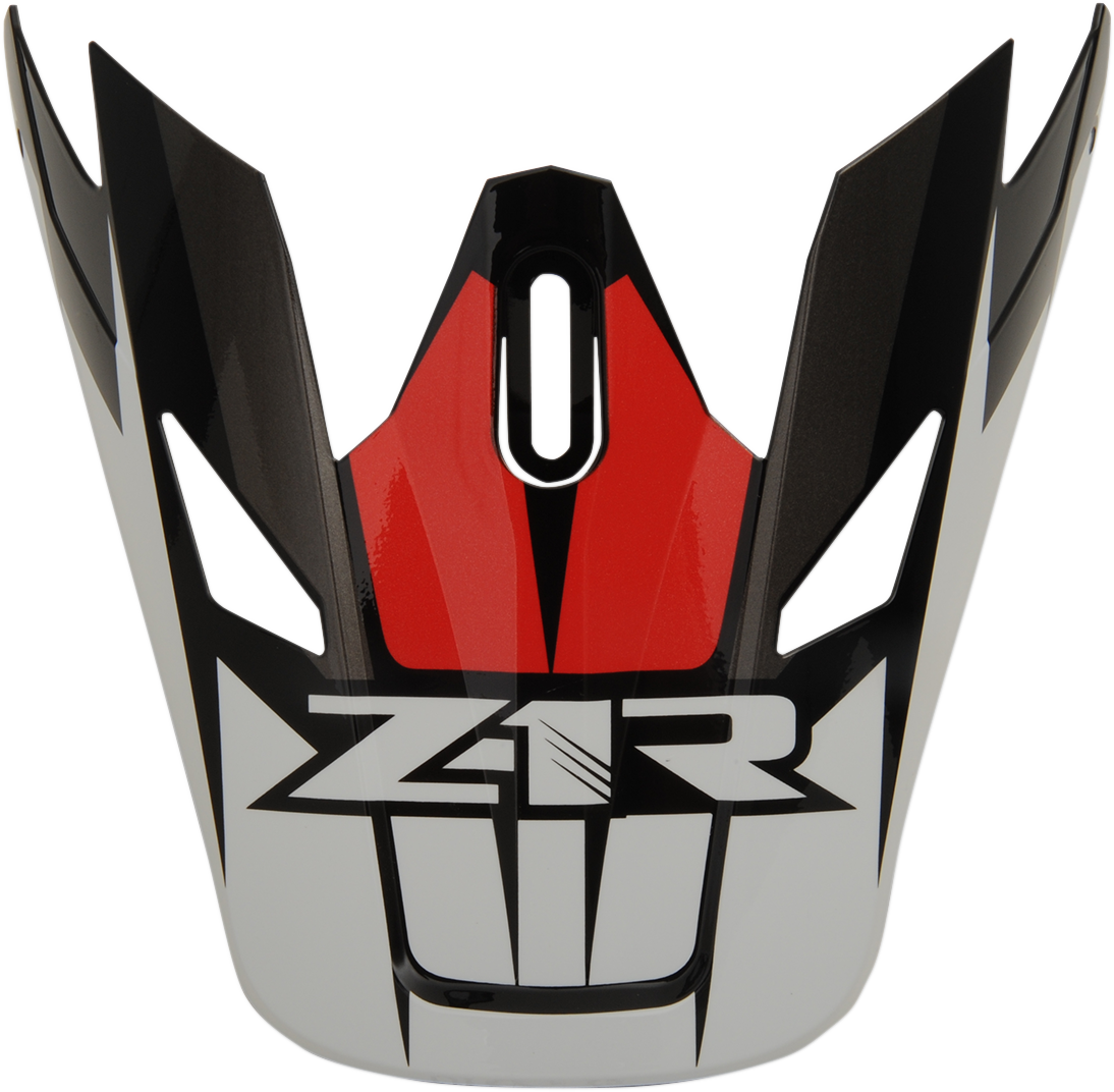 Kit de visera Z1R Rise - Ascend - Rojo 0132-1247