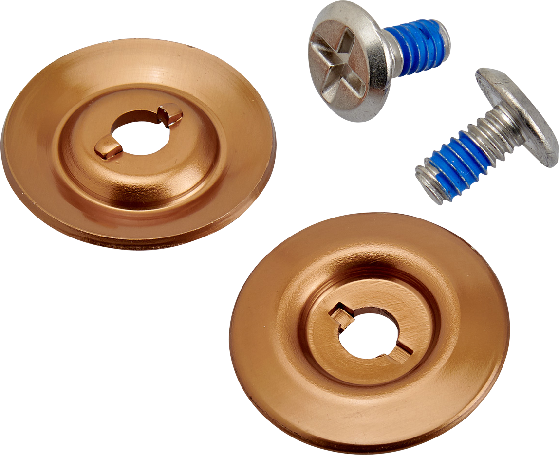 Kit de herrajes BILTWELL Gen 2 - Tornillo de acero inoxidable - Placa base de bronce 0034-150-69