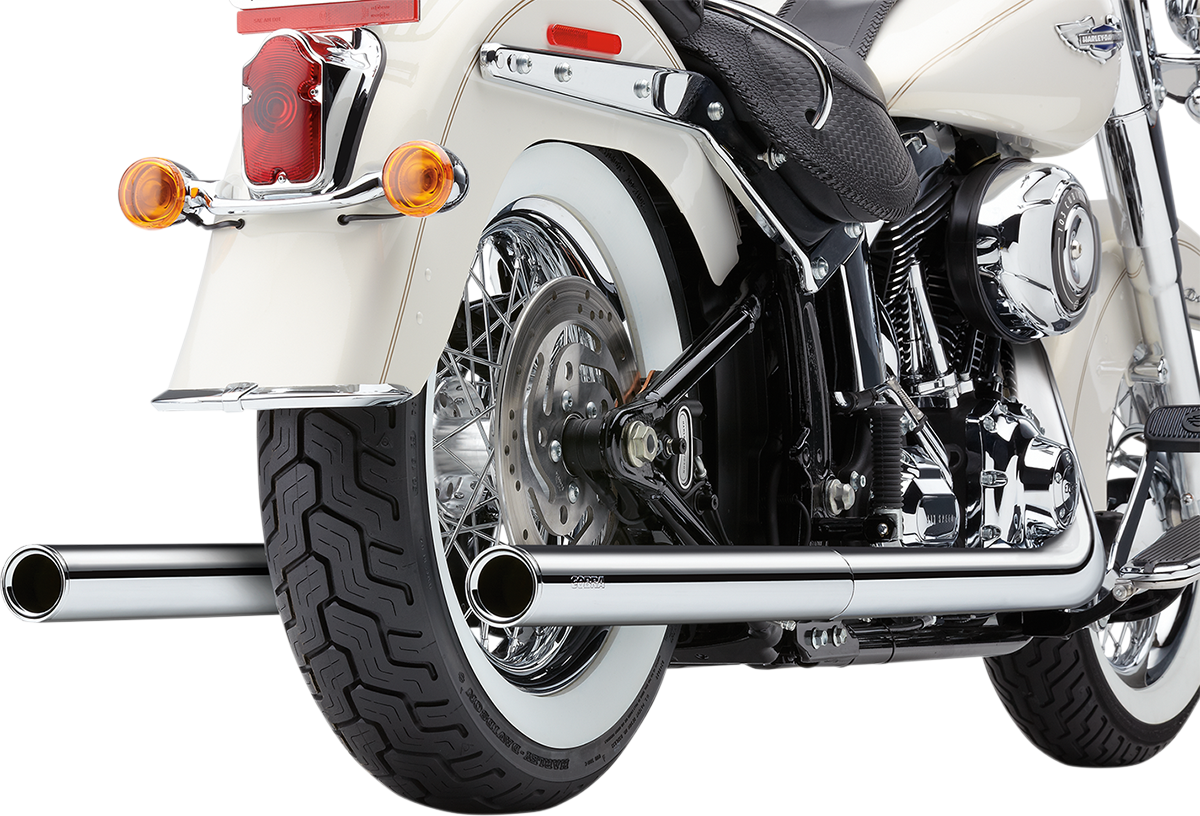 Cobra Exhaust For Harley Davidon Softail 2012-2017, Dual Billet Tip 6986
