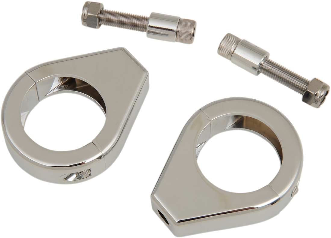 DRAG SPECIALTIES Intermitente - Abrazadera - 39 mm - Cromado 12-6049-39BC114