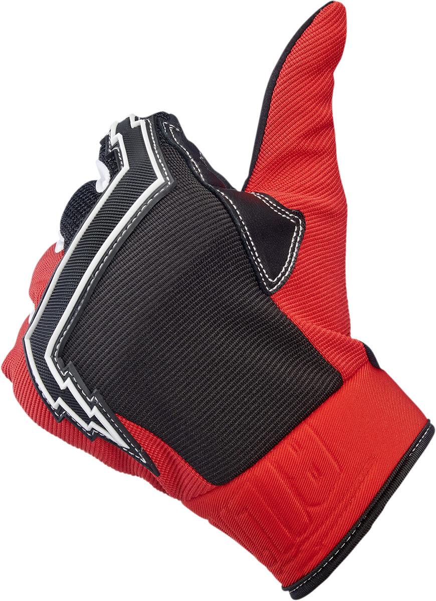 Guantes BILTWELL Baja - Rojo - Mediano 1508-0801-303
