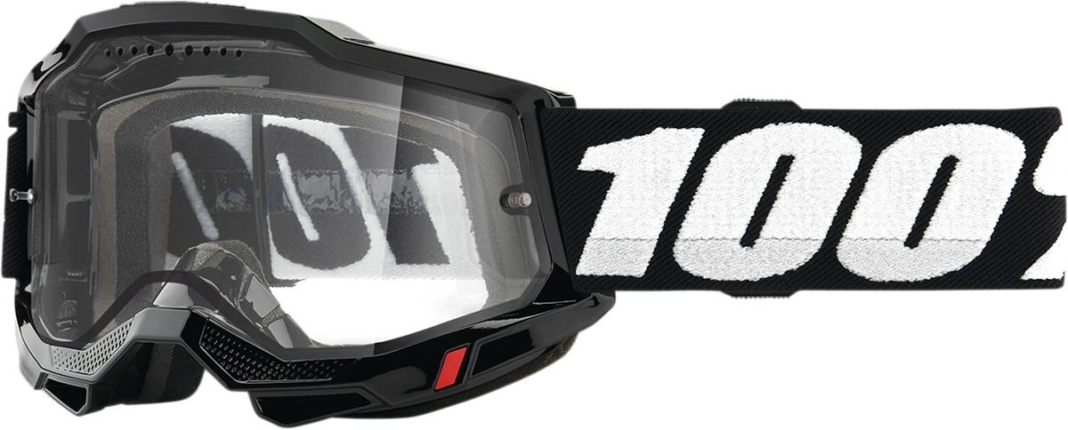 Gafas de MTB 100% Accuri 2 Enduro - Negras - Transparentes 50016-00001