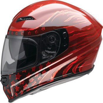 Casco de motocicleta Z1R Jackal - Patriot - Rojo - 3XL 0101-15425