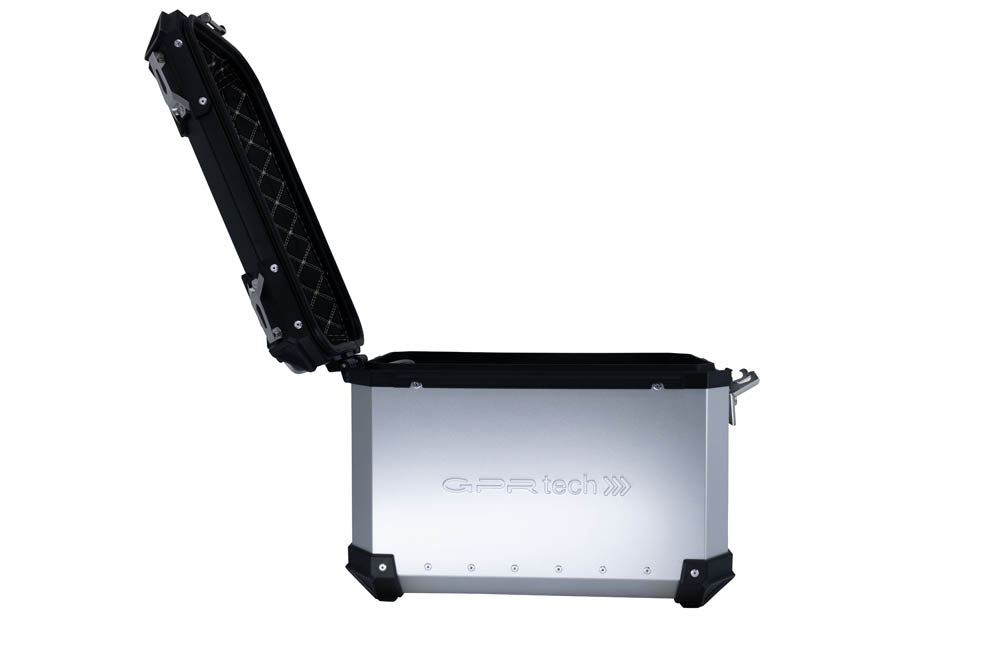 BMW R1300GS 2024-2026 GPR Tech 38+38L Aluminum Side Cases, Silver with Pannier Holders - photo 8