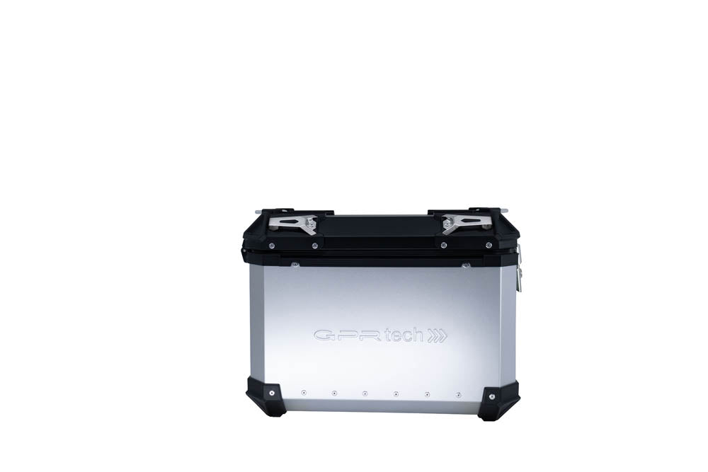 Kawasaki Versys 650 2021-2022 GPR Tech 38+38L Aluminum Side Cases, Silver with Pannier Holders - photo 5