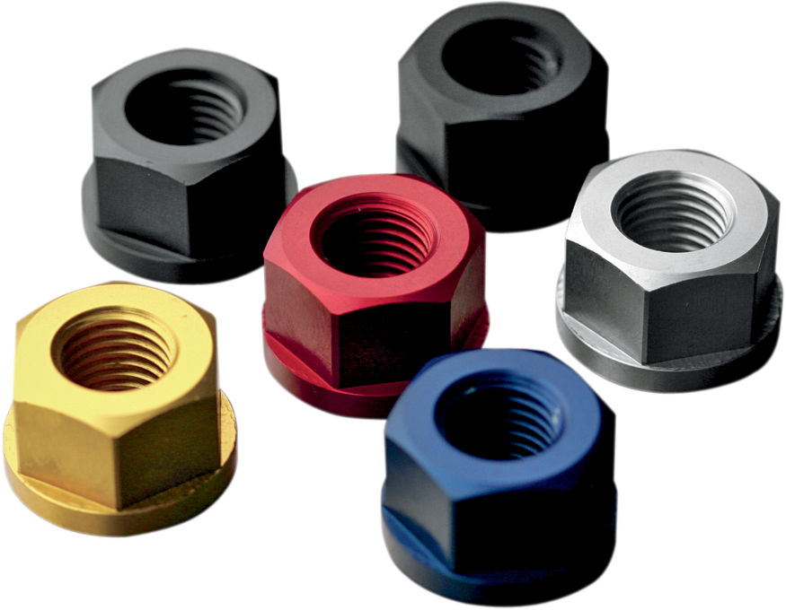 Tuercas de piñón de aluminio DRIVEN RACING - Doradas - M10 x 1,25 DSN5GD