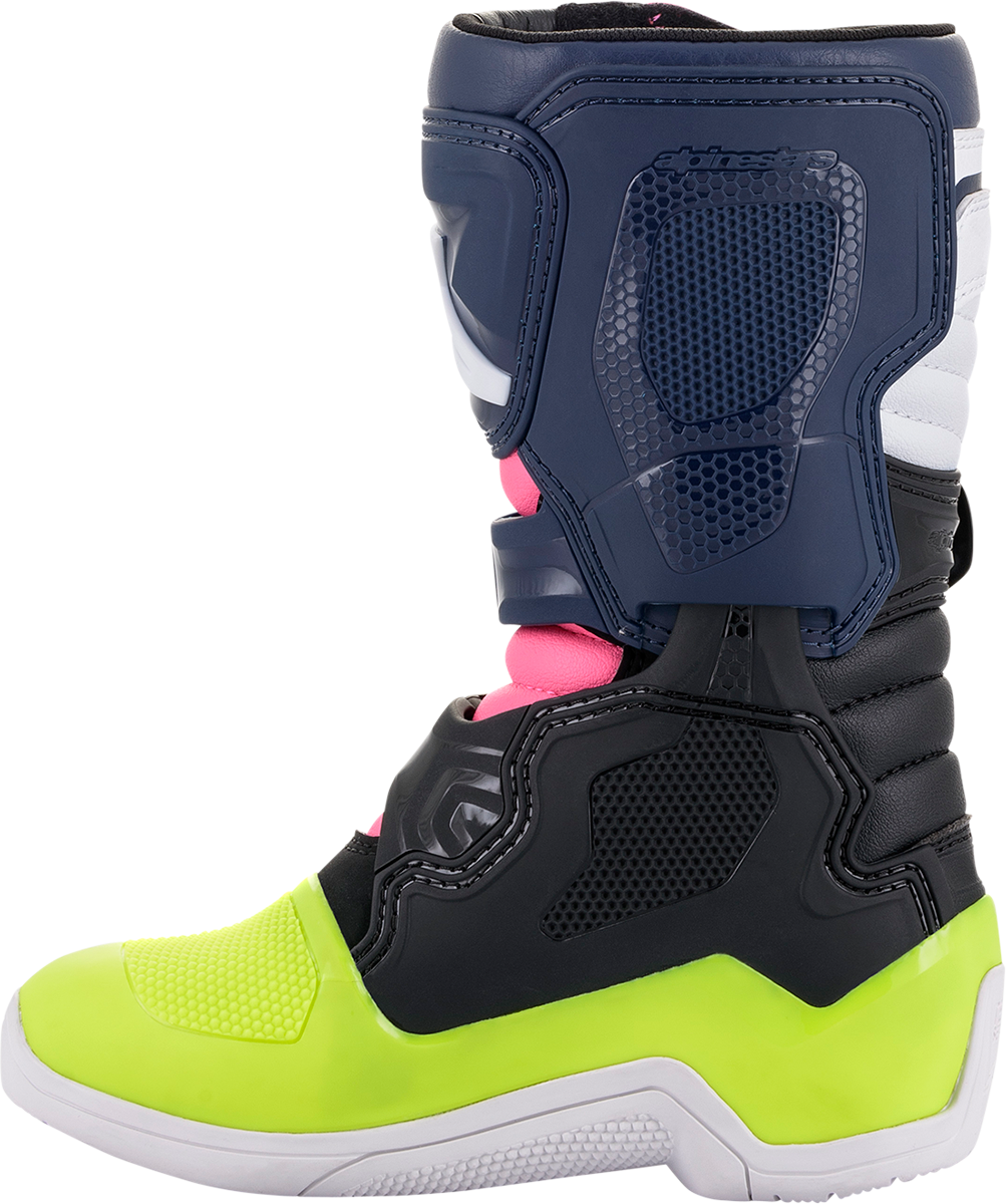 Botas ALPINESTARS Tech 3S - Negro/Azul/Rosa - Talla 1 de EE. UU. 2014518-1176-1