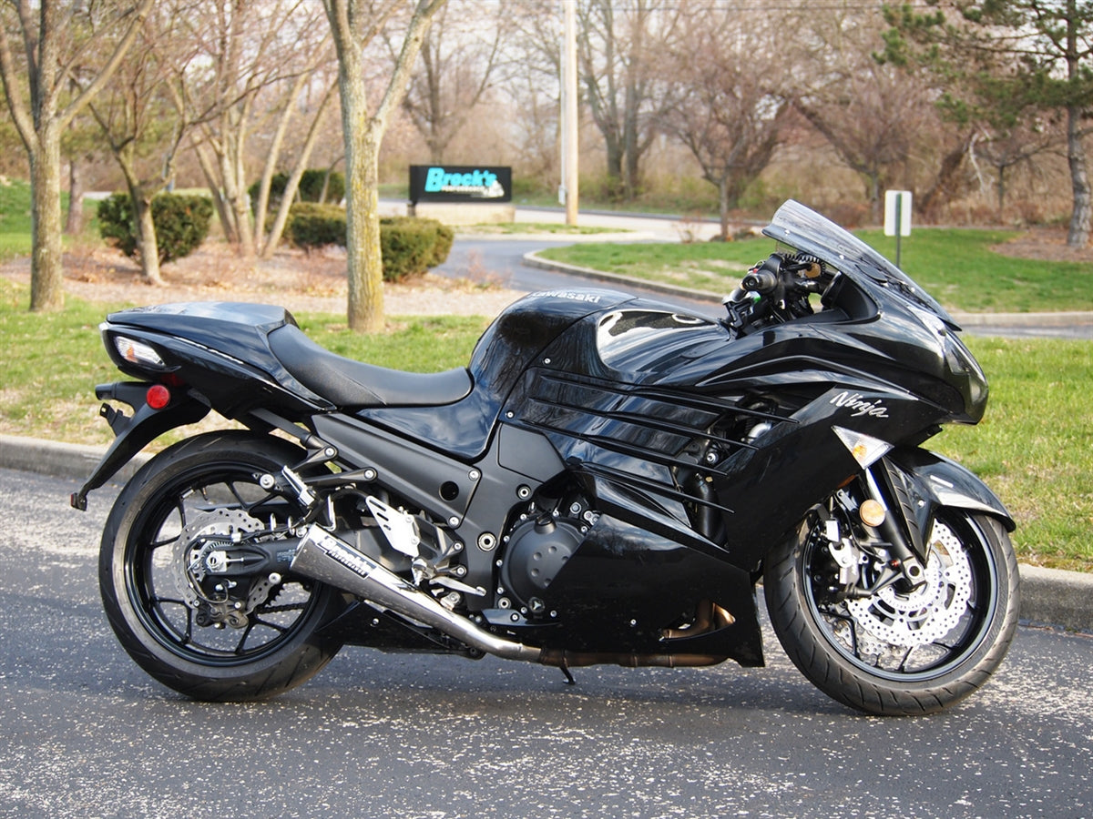 Kawasaki ZX14R 2021-2024 Exhaust, Dual Alien Head Slip-On by Brock's Performance