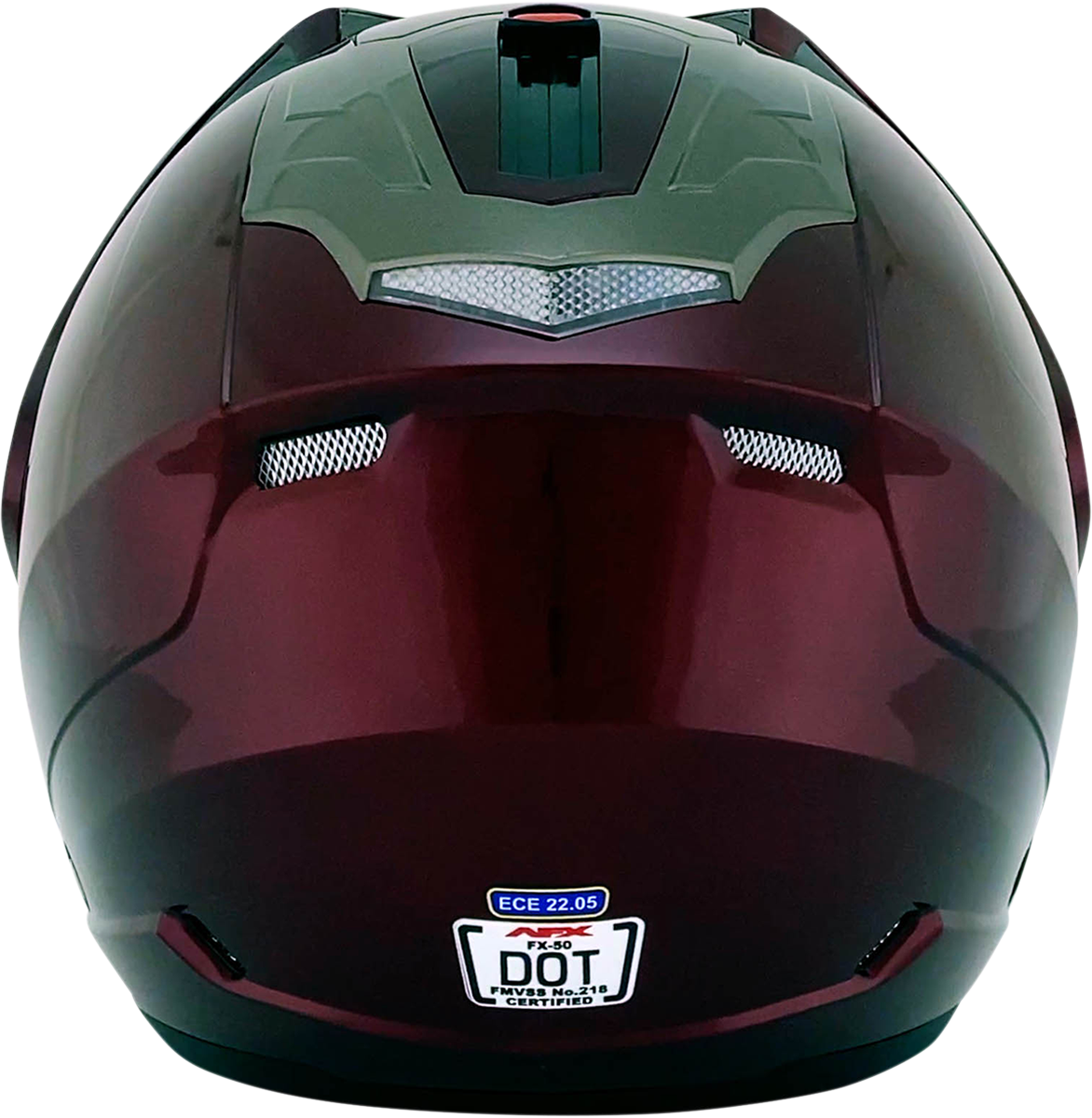 Casco de motocicleta AFX FX-50 - Vino - Mediano 0104-1389