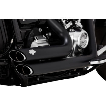 Sistema de escape escalonado VANCE & HINES Shortshots - Negro 47335-22 1800-2729