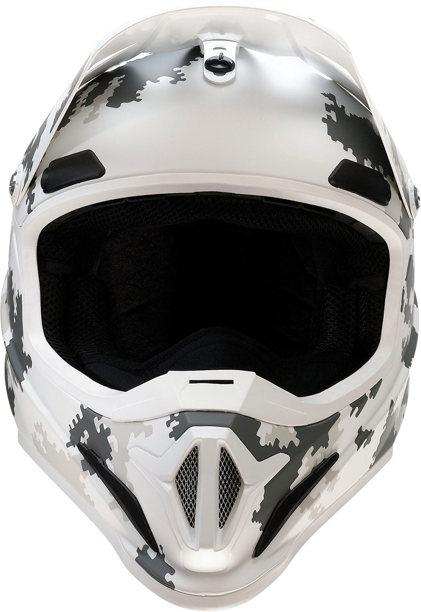 Casco de moto Z1R Rise - Camuflaje nieve - Blanco/Gris - XL 0120-0716