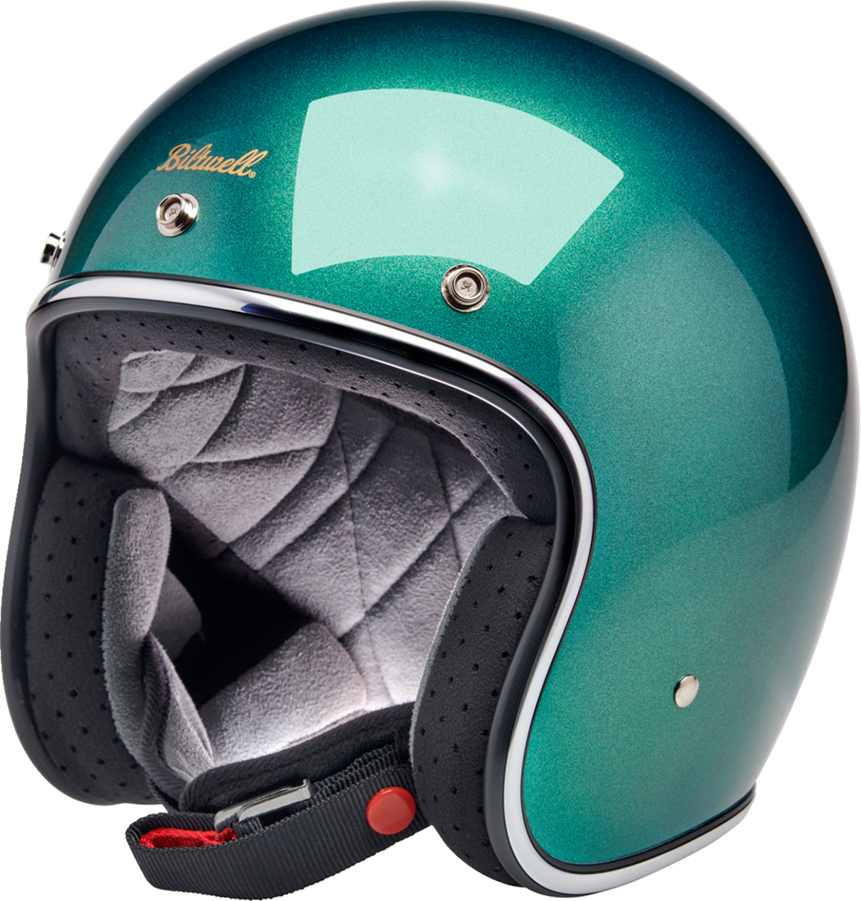 Casco BILTWELL Bonanza - Verde Catalina Metalizado - 2XL 1001-358-206