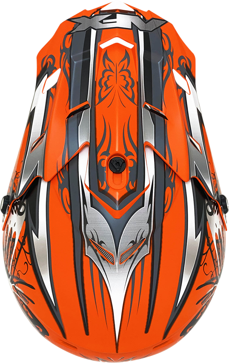 AFX FX-17 Motorcycle Helmet - Butterfly - Matte Orange - Small 0110-7112