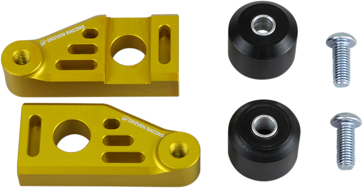 Deslizadores de bloque de eje DRIVEN RACING - Yamaha FZ-9 - Dorado DRAX-121-GD