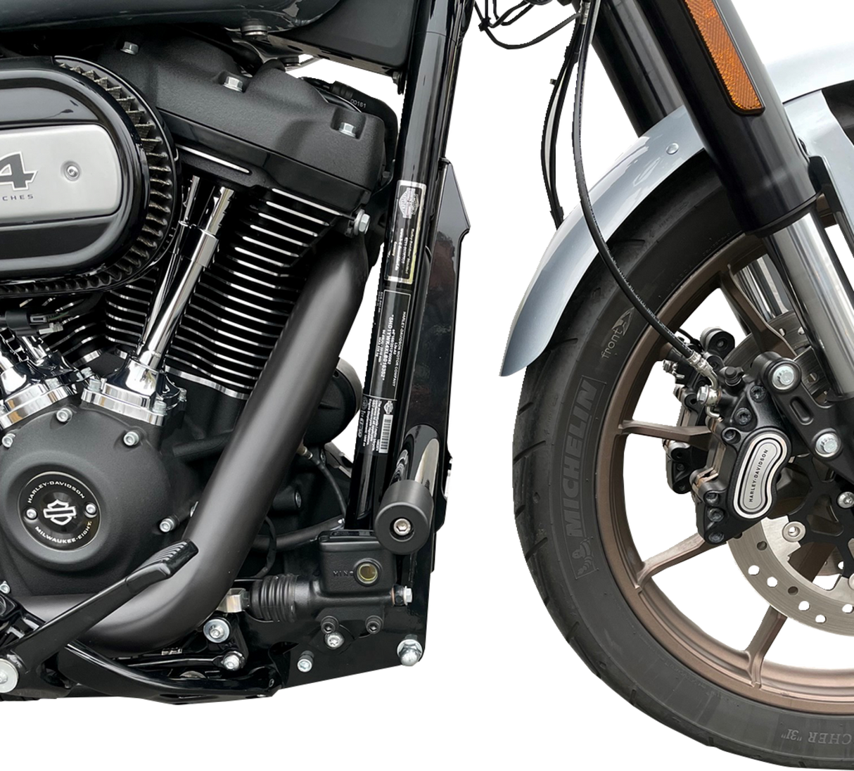 Protector de motor KODLIN MOTORCYCLE - Negro - Harley Softail Low Rider / Standard / Street 2018-2025 K59515