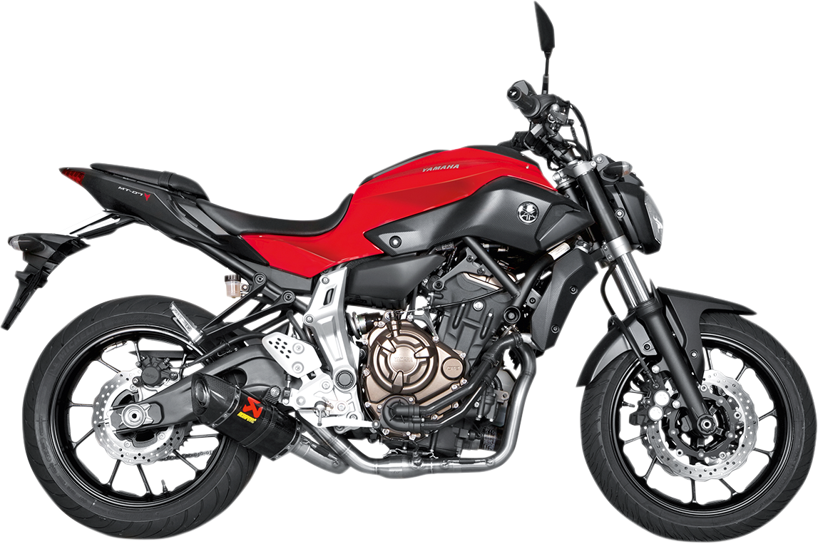AKRAPOVIC Stainless Steel/Carbon Fiber Race Exhaust MT-07/FZ-07 2016-2024 S-Y7R2-AFC 1810-2226