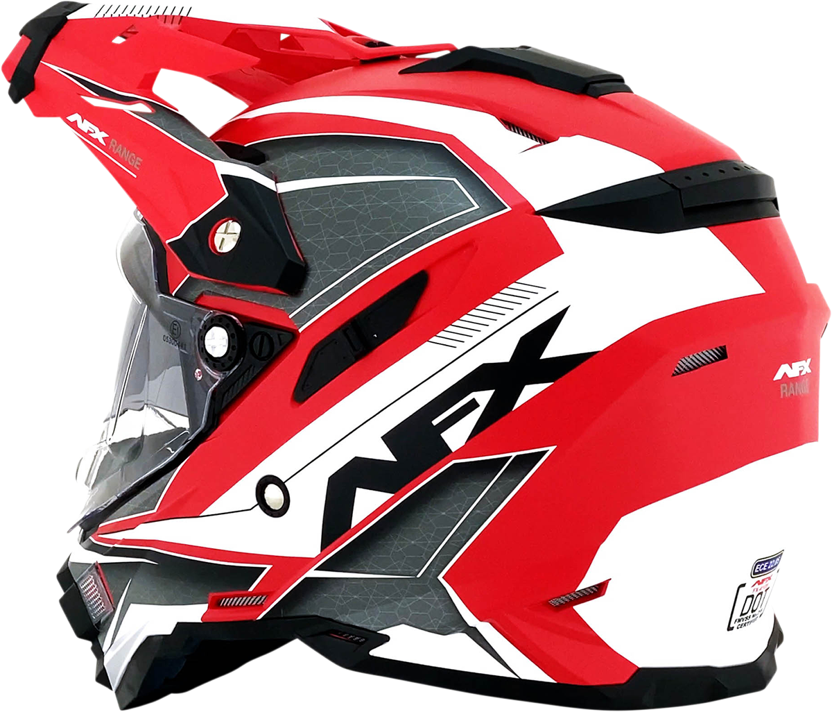 Casco de moto AFX FX-41 - Gama - Rojo mate - XL 0140-0069