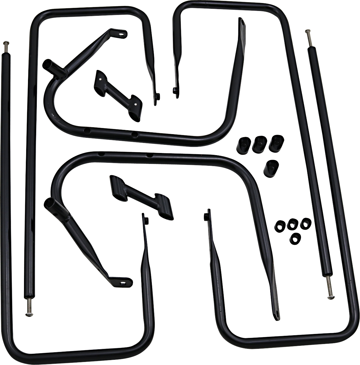 Riel para alforjas DRAG SPECIALTIES - Negro - FLT - '09 - '13 21038B