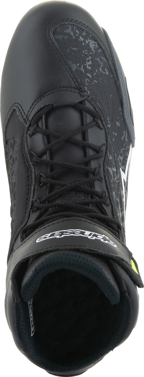 Zapatillas ALPINESTARS Faster-3 - Negro/Amarillo - Talla 9.5 (EE. UU.) 2510219-155-9.5