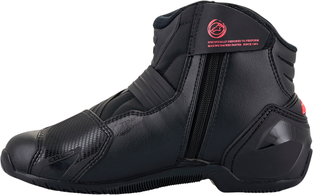 Botas ALPINESTARS Stella SMX-1R V2 para mujer - Negro/Rosa - Talla 7 EE. UU. / 38 UE 2224621-1839-38