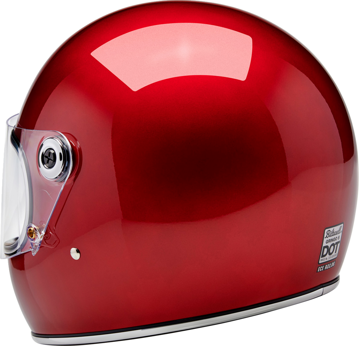 Casco BILTWELL Gringo S - Rojo cereza metalizado - Grande 1003-351-504