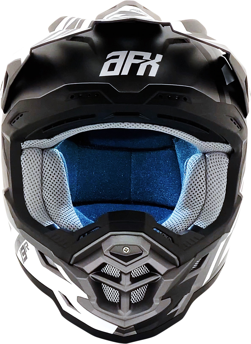 Casco de moto AFX FX-19R - Racing - Gris escarcha - Pequeño 0110-7073
