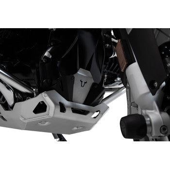 Extensión de protección de motor SW-MOTECH - Delantera - Negra/Plateada - BMW - 1200/1250 MSS.07.781.10100/B