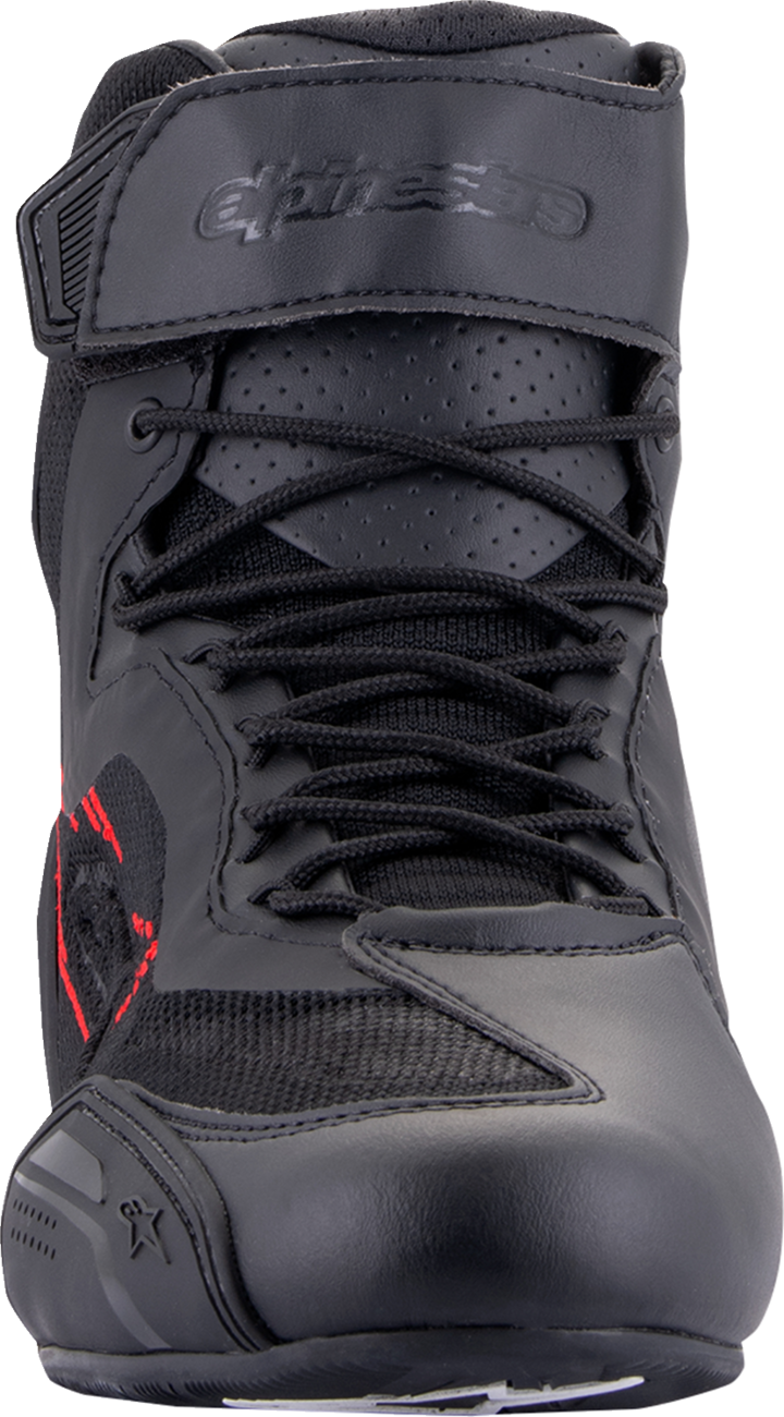 Zapatillas ALPINESTARS Faster-3 Rideknit® - Negro/Gris/Rojo - Talla 12 de EE. UU. 2510319-1993-12