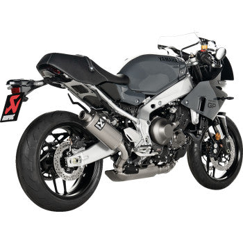 AKRAPOVIC Racing Line Exhaust System - Titanium - Yamaha XSR 900 Filter by year Filter by make Filter by model Position Notes 2022-2024 S-Y9R16-HDT/2